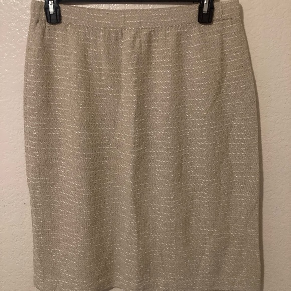 St. John Dresses & Skirts - St. John Elegant Beige Pencil Skirt